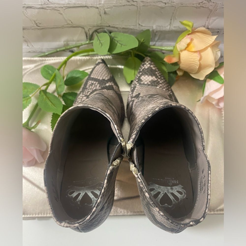 Snakeskin Ankle Boots - Picture 5 of 10